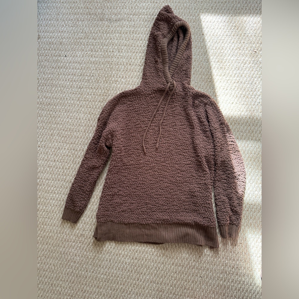 Hooded Popcorn Style Sweatshirt